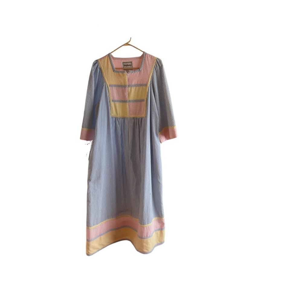 Saybury Pastel Seersucker House Dress